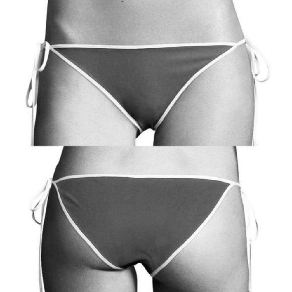 Jonathan Simkhai Reversible String Bikini Tie Tria - image 3